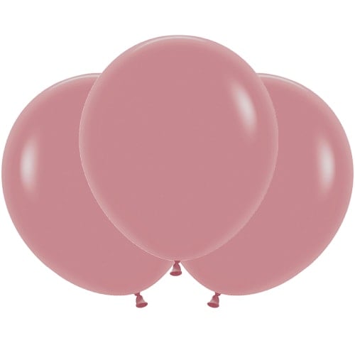 Solid Pink Rosewood Biodegradable Latex Balloons 45cm / 18 in - Pack of 25 Product Image