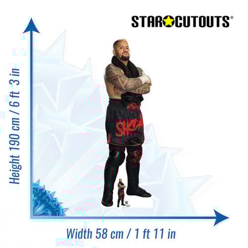 Solo Sikoa WWE Lifesize Cardboard Cutout 190cm Product Gallery Image