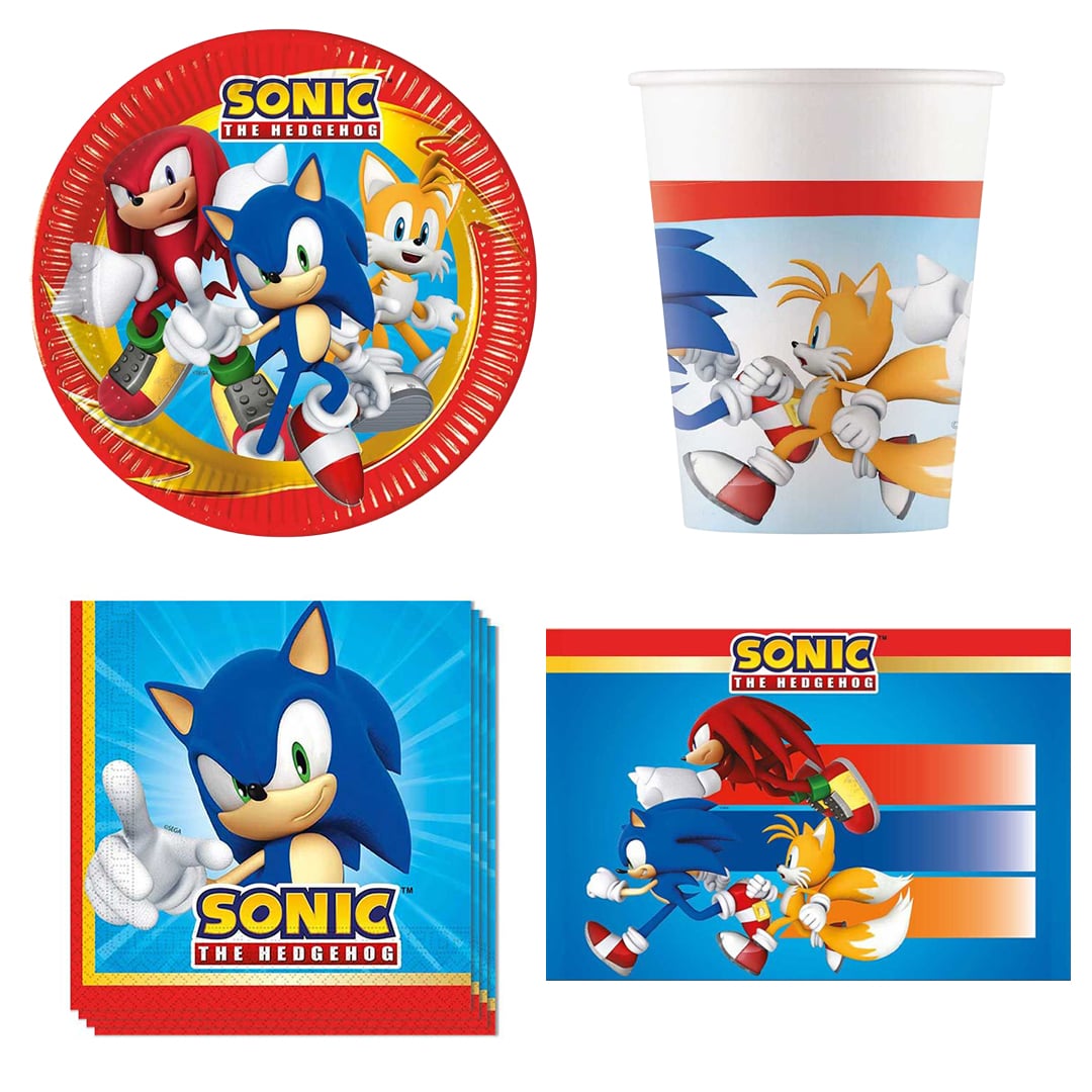 Sonic The Hedgehog 8 Person Value Party Pack