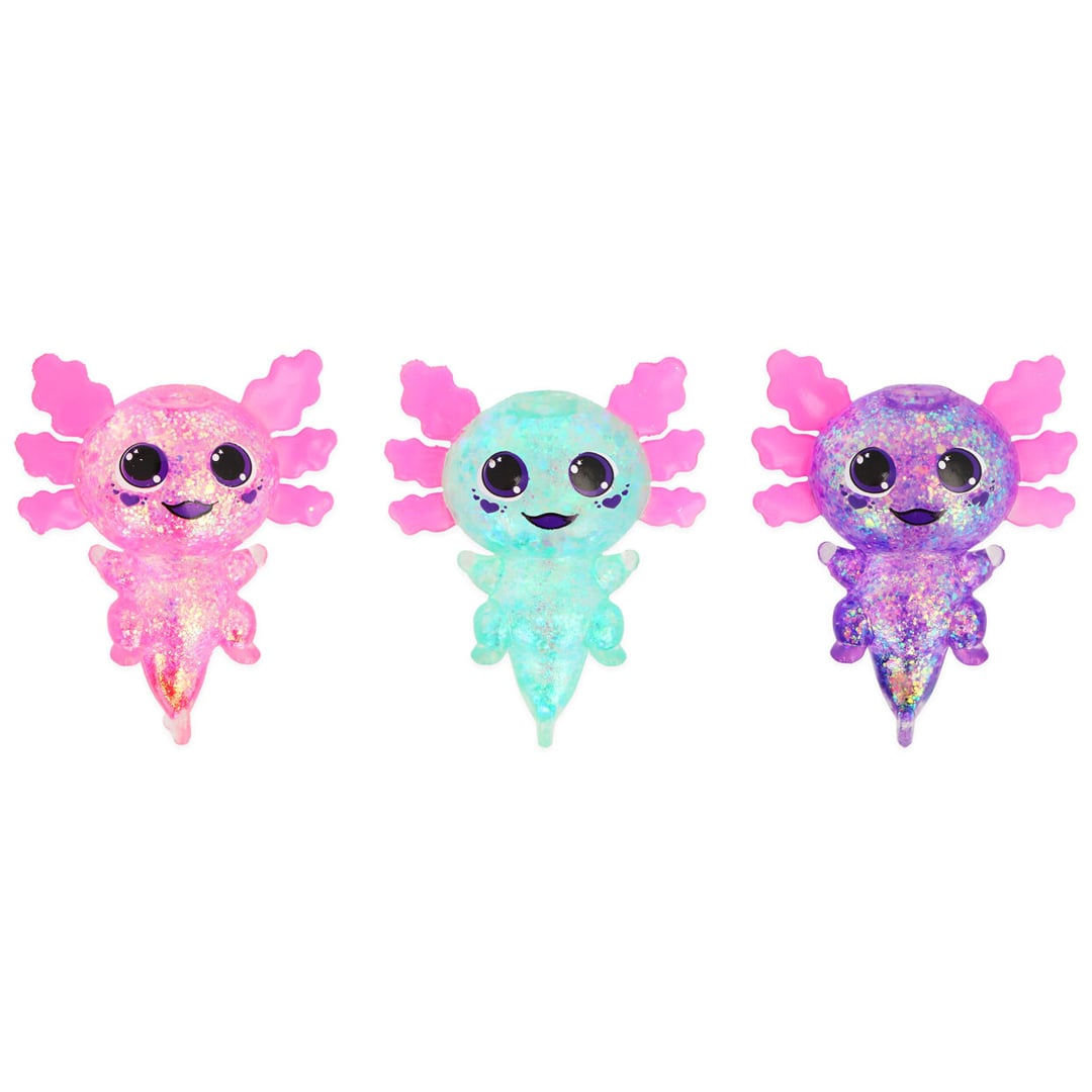 Sparkly Axolotl Maltose Sugar Squishy Stress Relief Squeeze Fidget Toy 9cm