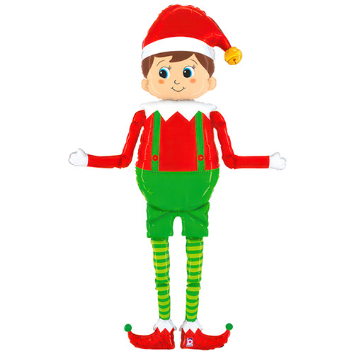 Special Delivery Elf Christmas Helium Foil Jumbo Balloon 1.68m / 5.5 ft Product Gallery Image