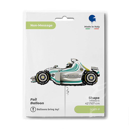 Speedy Racing Car Giant Helium Foil Balloon 107cm / 42 in Product Gallery Image