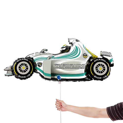 Speedy Racing Car Giant Helium Foil Balloon 107cm / 42 in Product Gallery Image