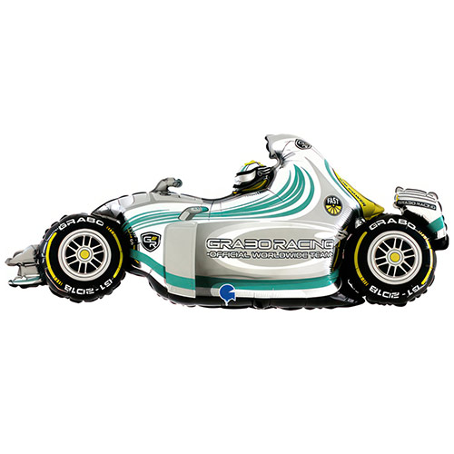 Speedy Racing Car Giant Helium Foil Balloon 107cm / 42 in