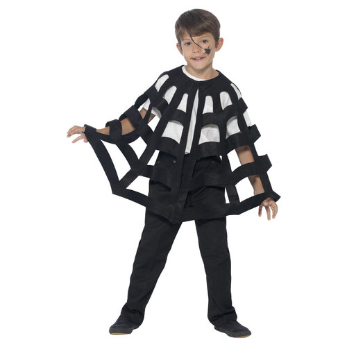 Spider Cape Fancy Dress Costume Unisex Kids One Size Product Gallery Image