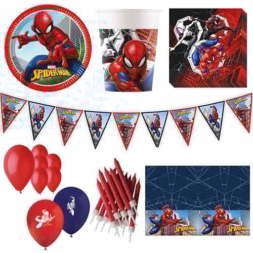 Spider-Man 16 Person Deluxe Party Pack