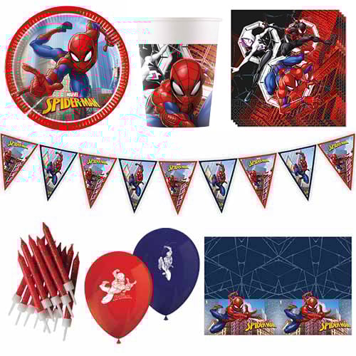 Spider-Man 8 Person Deluxe Party Pack