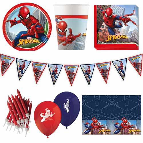 Spider-Man 8 Person Deluxe Party Pack Product Image