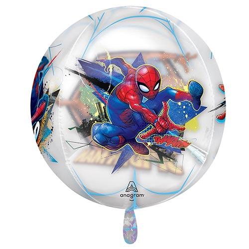 Spider-Man Marvel See-Thru Orbz Foil Helium Balloon 38cm / 15 in Product Gallery Image