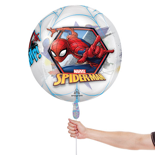 Spider-Man Marvel See-Thru Orbz Foil Helium Balloon 38cm / 15 in Product Gallery Image