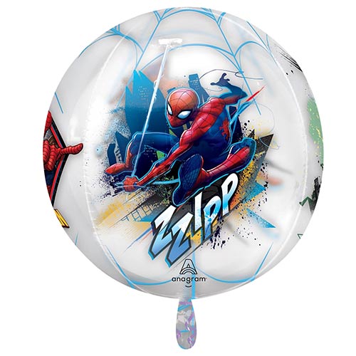 Spider-Man Marvel See-Thru Orbz Foil Helium Balloon 38cm / 15 in Product Gallery Image