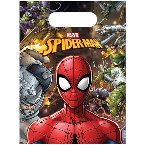 Spider-Man Team Up Party Loot Bags - Pack of 6 Product Image