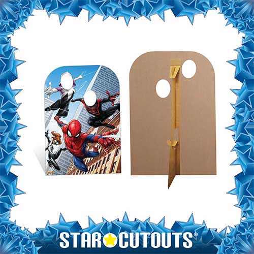 Spider-Man Web Warriors Child Size Stand In Cardboard Cutout 136cm Product Gallery Image