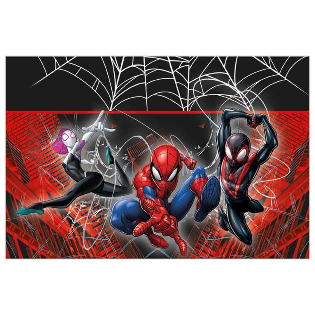 Spider-Man World of Webs Marvel Plastic Tablecover 1.8m x 1.2m