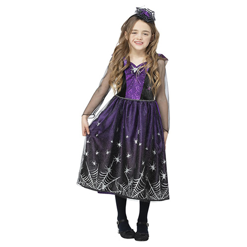 Spiderella Girls Fancy Dress Costume Kids Small - Age 4-6 Product Gallery Image