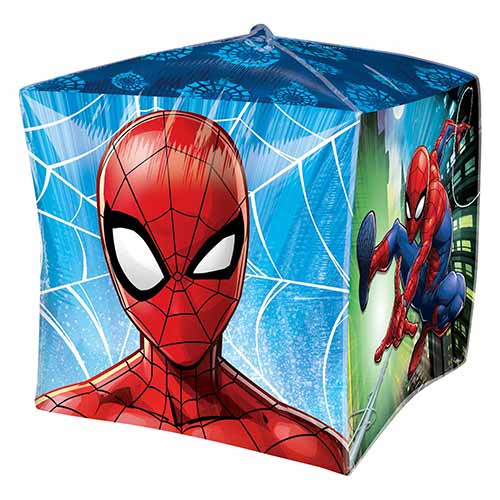 Spider-Man Cubez Foil Helium Balloon 38cm / 15 in Product Gallery Image