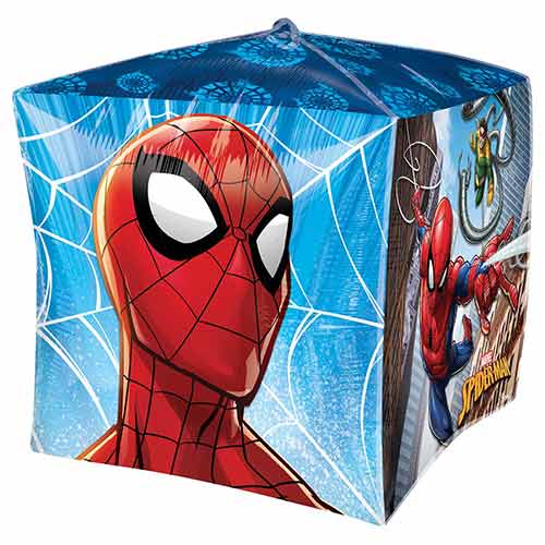 Spider-Man Cubez Foil Helium Balloon 38cm / 15 in Product Gallery Image