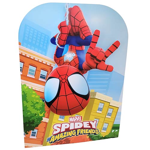 Spidey Spider-Man 3D Single Backdrop Cardboard Cutout 126cm Product Gallery Image