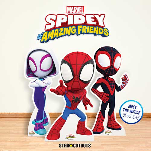 Spidey - Spidey and His Amazing Friends Marvel Disney Star Mini Cardboard Cutout 90cm Product Gallery Image