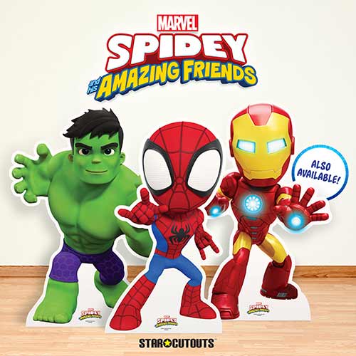 Spidey - Spidey and His Amazing Friends Marvel Disney Star Mini Cardboard Cutout 90cm Product Gallery Image