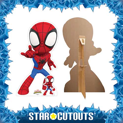 Spidey - Spidey and His Amazing Friends Marvel Disney Star Mini Cardboard Cutout 90cm Product Gallery Image