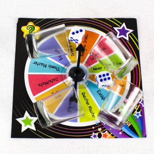 Spin-A-Disc Adult Drinking Game