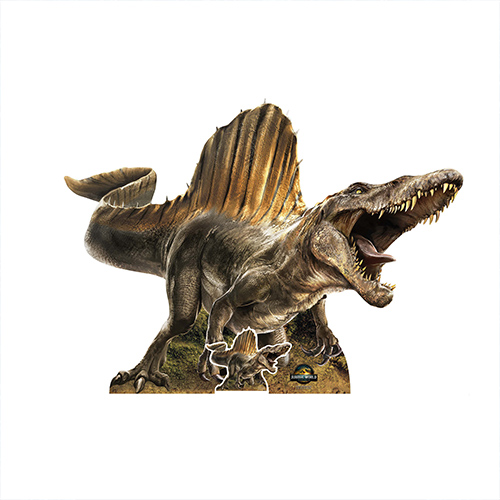Spinosaurus Dinosaur Jurassic World Rebirth Lifesize Cardboard Cutout 120cm