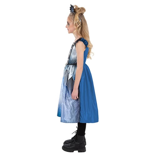 Spirit Bride Blue Girls Fancy Dress Costume Kids Small - Age 4-6 Product Gallery Image