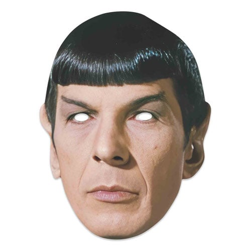 Spock Star Trek Leonard Nimoy Cardboard Face Mask