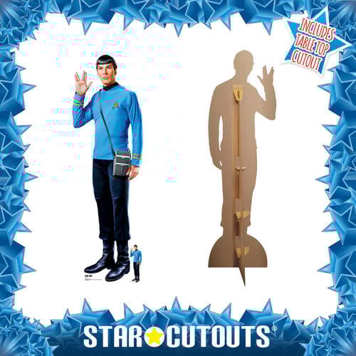 Spock Star Trek: The Original Series Leonard Nimoy Lifesize Cardboard Cutout 184cm Product Gallery Image