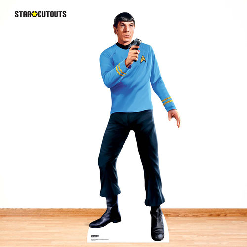 Spock with Phaser Star Trek Leonard Nimoy Lifesize Cardboard Cutout 183cm Product Gallery Image