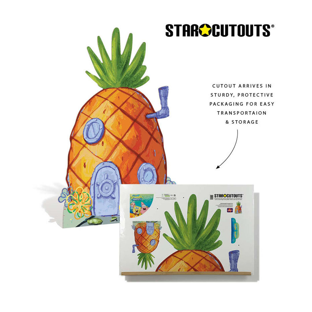 SpongeBob Squarepants Pineapple House Lifesize Cardboard Cutout 136cm Product Gallery Image