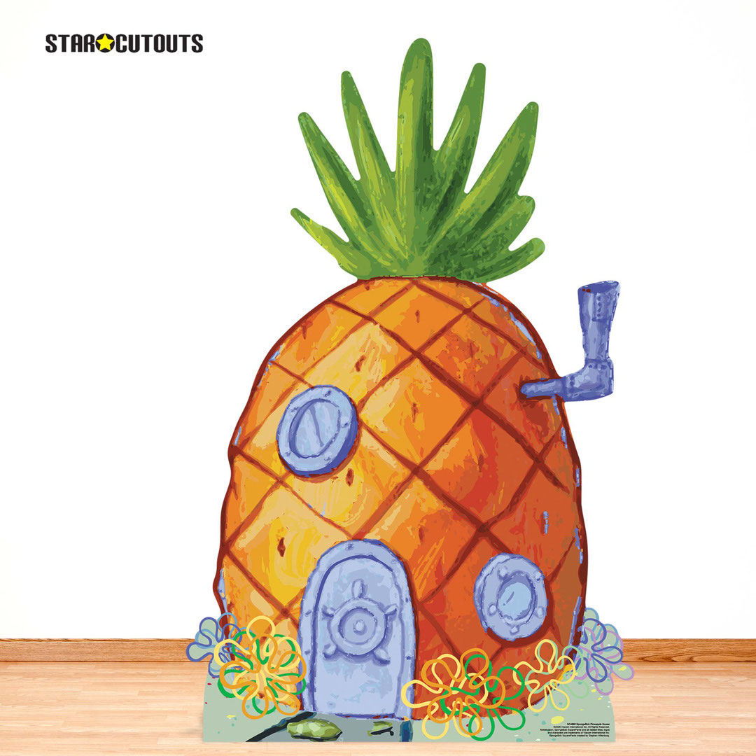 SpongeBob Squarepants Pineapple House Lifesize Cardboard Cutout 136cm Product Gallery Image