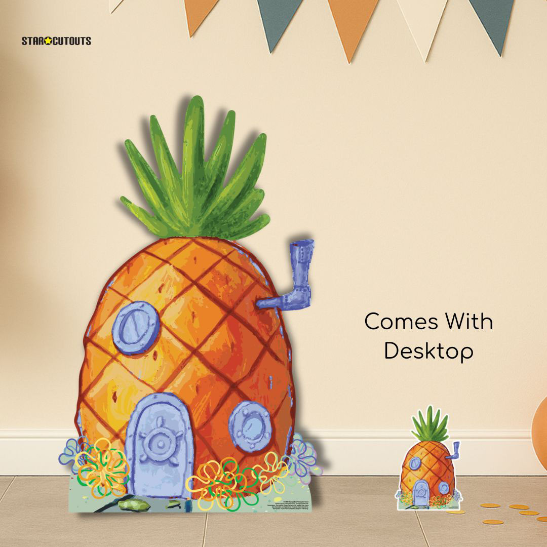 SpongeBob Squarepants Pineapple House Lifesize Cardboard Cutout 136cm Product Gallery Image