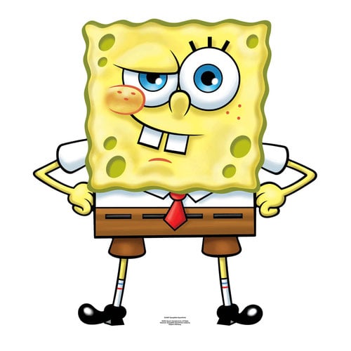 SpongeBob SquarePants Star Mini Cardboard Cutout 85cm Product Gallery Image