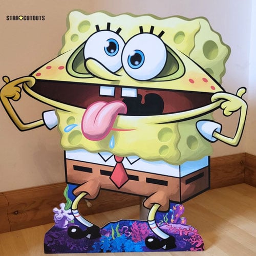 SpongeBob SquarePants Star Mini Cardboard Cutouts 63cm - Pack of 3 Product Gallery Image