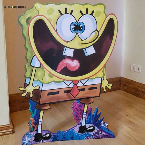 SpongeBob SquarePants Star Mini Cardboard Cutouts 63cm - Pack of 3 Product Gallery Image