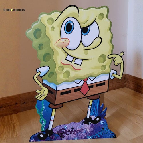 SpongeBob SquarePants Star Mini Cardboard Cutouts 63cm - Pack of 3 Product Gallery Image