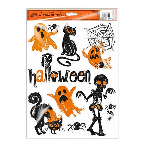 Spooky Creatures Halloween Window Stickers Product Image