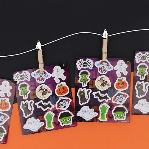 Spooky Halloween Sticker Sheet Product Gallery Image