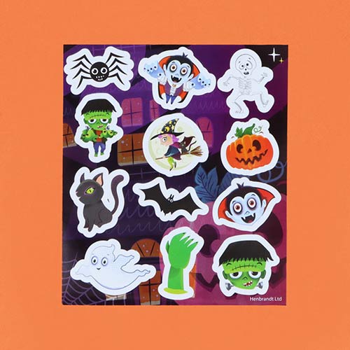 Spooky Halloween Sticker Sheet Product Gallery Image