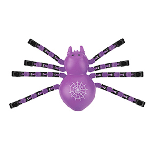 Spooky Horror Halloween Jointed Leg Purple Spider Toy Decoration 17cm Product Gallery Image