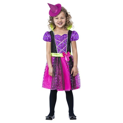 Spotty Witch Fancy Dress Costume Toddler Age 1-2 Product Gallery Image