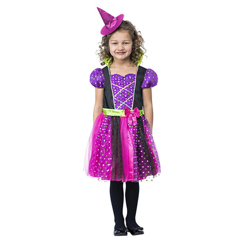 Spotty Witch Fancy Dress Costume Toddler Age 1-2 Product Gallery Image