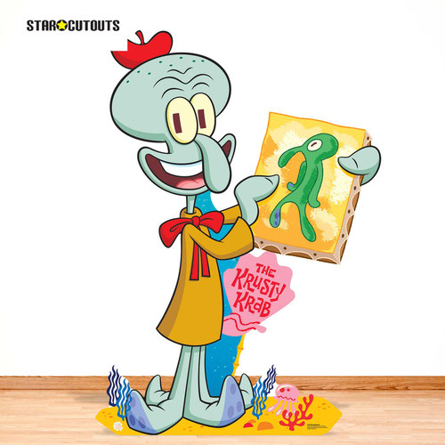 Squidward SpongeBob Squarepants Lifesize Cardboard Cutout 135cm Product Gallery Image