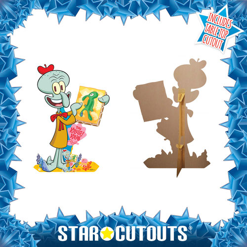 Squidward SpongeBob Squarepants Lifesize Cardboard Cutout 135cm Product Gallery Image
