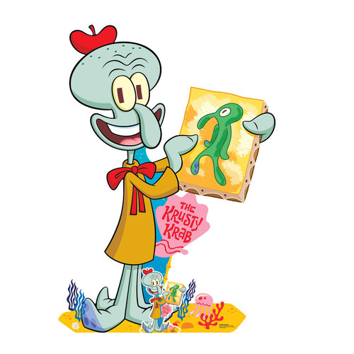 Squidward SpongeBob Squarepants Lifesize Cardboard Cutout 135cm Product Gallery Image