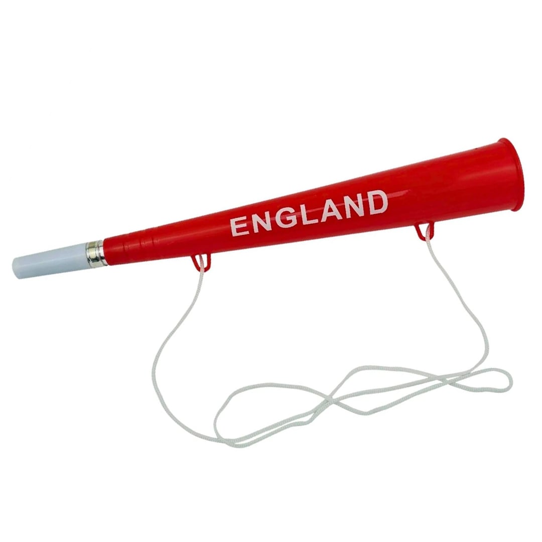 St. George's Cross England Flag Horn 36cm