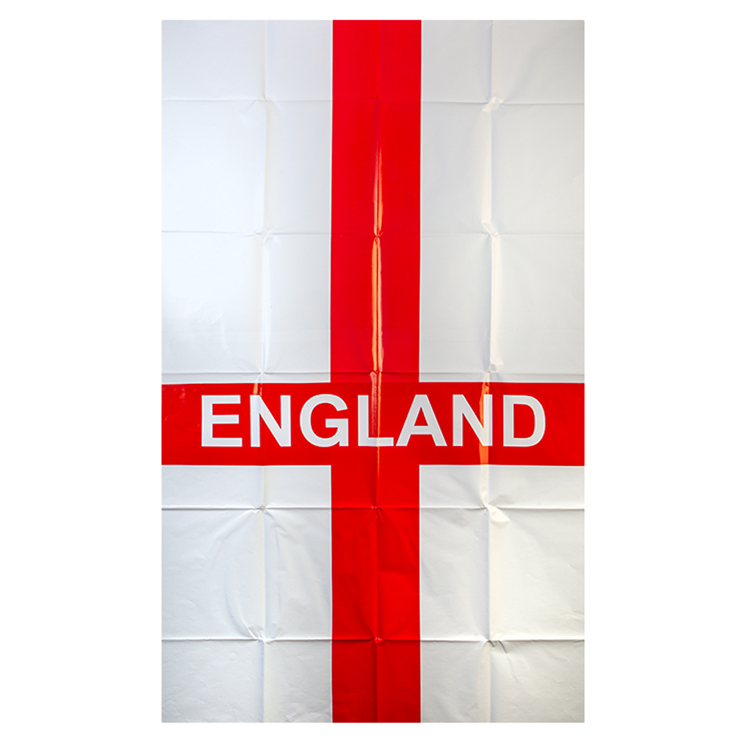 St. George's Cross England Flag Paper Door Banner 127cm
