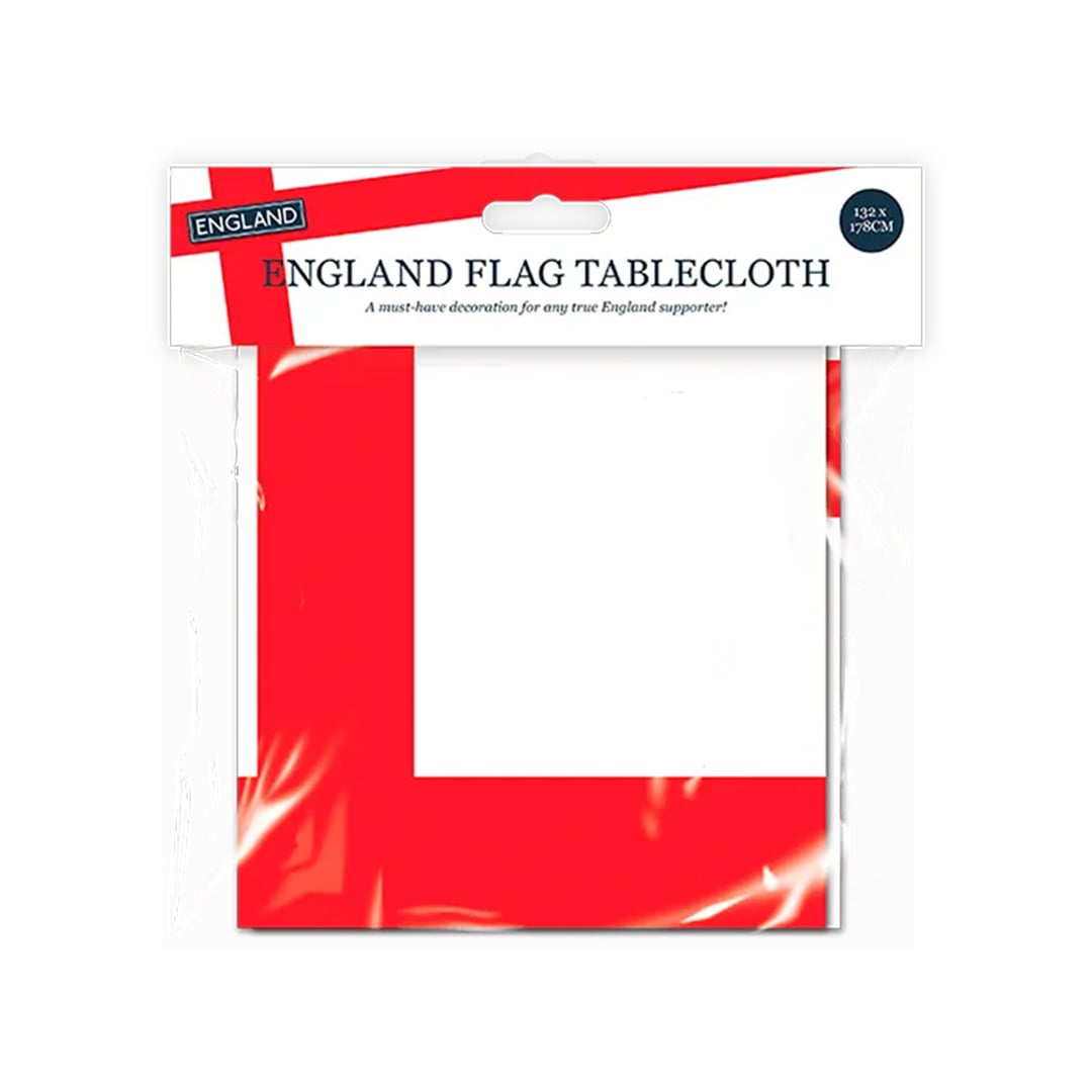 St. George's Cross England Flag Party Plastic Tablecover 1.78m x 1.32m Product Gallery Image